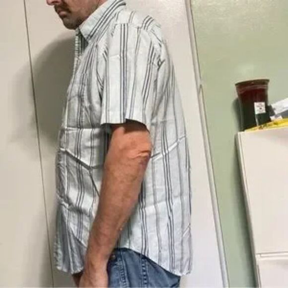 FIELD GEAR The Big Shirt Button Down Short Sleeve Mens Small - Picture 4 of 12